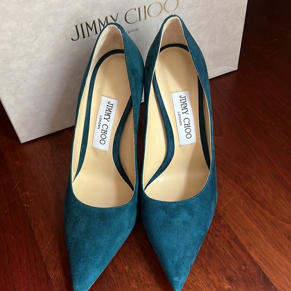 NEW! Jimmy Choo Suede Heels main image 3